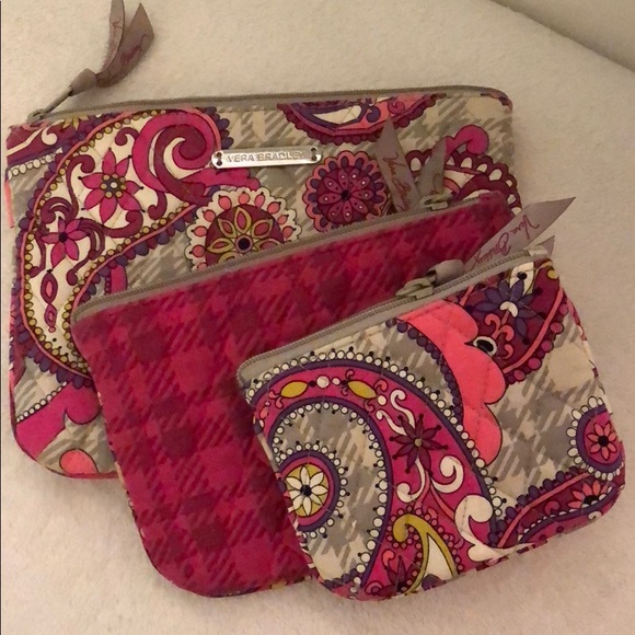 Vera Bradley Handbags - Vera Bradley Cosmetic Bag Trio
